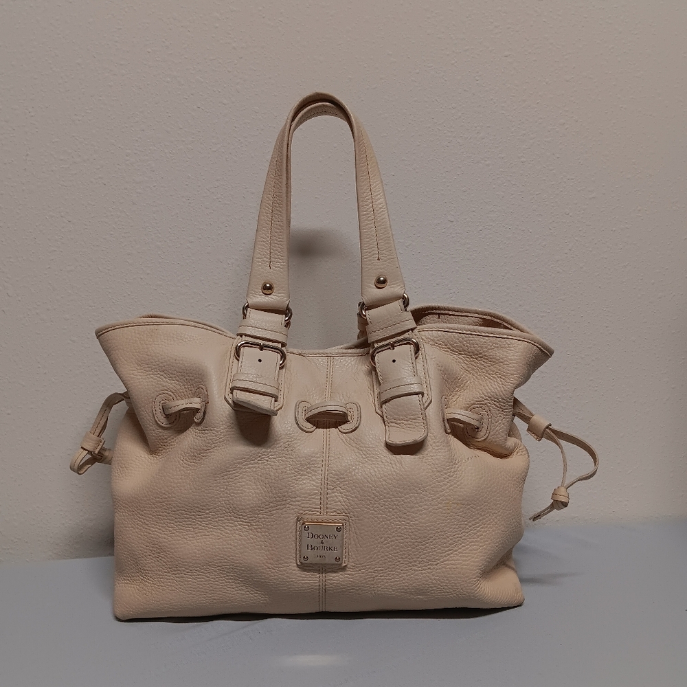 Dooney & Bourke Tan Leather Tote Bag